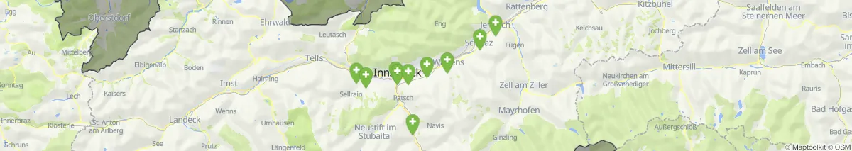 Map view for Pharmacies emergency services nearby Absam (Municipality, Tirol) (95)